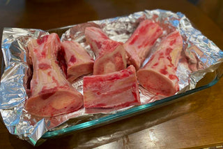Raw Buffalo and Beef Leg Bones
