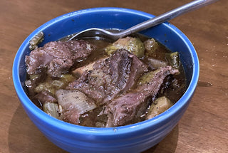 Buffalo Osso Bucco from Yankee Farmer's Market.