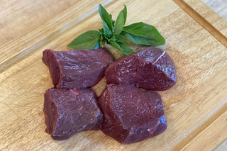 Farm-Raised Elk Medallions from Yankee Farmer's Market.
