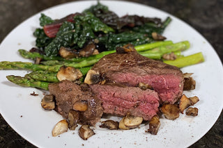 Medium Rare Venison Top Sirloin Steaks
