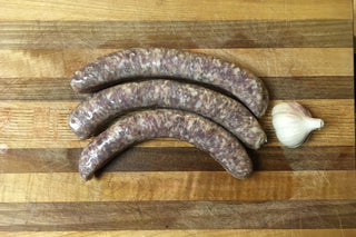 Pastured Pork Sausage from Yankee Farmer's Market.