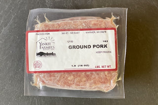 Pasture Raised Ground Pork from Yankee Farmer's Market.