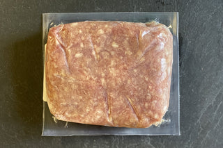 Pasture Raised Ground Pork from Yankee Farmer's Market.