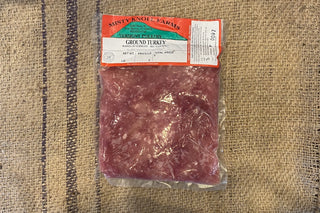 Naturally raised Ground Turkey from Yankee Farmer's Market.