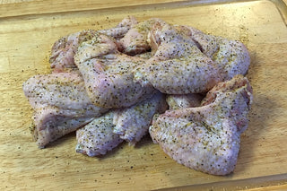 Seasoned, naturally-raised, Chicken Wings from Yankee Farmer's Market.