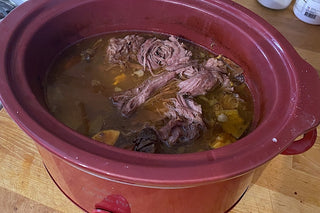 Grass-Fed Beef Chuck Roast in a Crock Pot, Yankee Farmer's Market