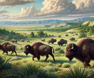 Buffalo Roaming 100k years ago