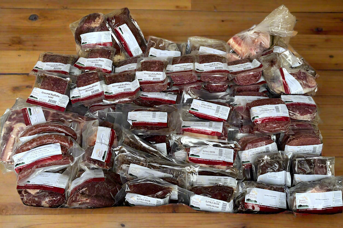 1/4 Buffalo Meat Package | Lean, Nutritious Bison Meat – Yankee Farmer ...