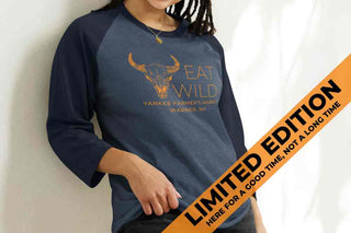 Eat Wild Baseball T-Shirt