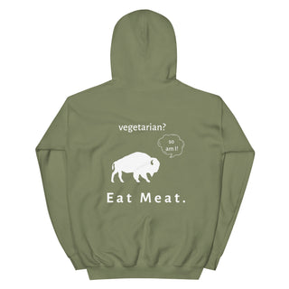 Vegetarian? Unisex Hoodie