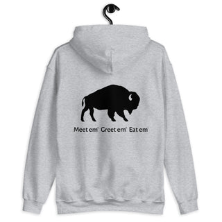 YFM / meet em, greet em, eat em Unisex Hoodie