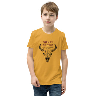 Youth Short Sleeve T-Shirt Born To Be Wild