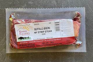 Buffalo New York Strip Steak Package from Yankee Farmer's Market.
