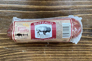 Buffalo Summer Sausage from Yankee Farmer's Market.