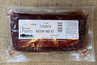 Venison Stew Meat from Yankee Farmer's Market.
