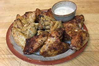 Seasoned and roasted Naturally Raised Chicken Wings