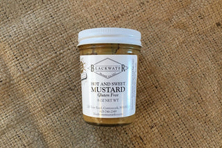 Award-winning Blackwater Mustard from Yankee Farmer's Market.