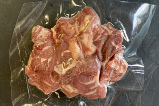 Pasture Raised Lamb Stew Meat from Yankee Farmer's Market.