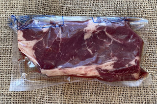 Packaged Grass-Fed Beef Ribeye Steak, Yankee Farmers Market.
