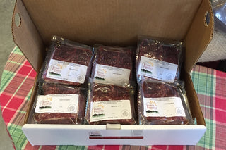 Twelve Pound Case of Grass-Fed Ground Beef Yankee Farmer's Market