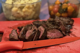 Grass-Fed Beef Steak Tips Sliced