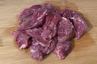 Grass-Fed Beef Steak Tips Raw