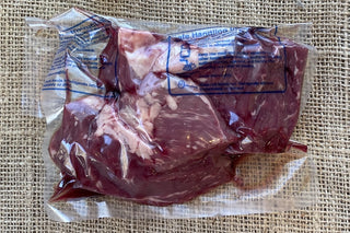 Grass-Fed Beef Steak Tips back of package