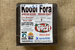 Koobi Fora - African Blend - Coffee from Yankee Farmer's Market.
