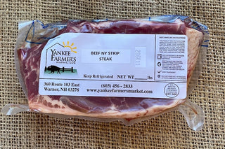 Packaged Grass-Fed Beef NY Strip Steak