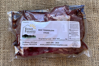 Packaged Grass-Fed Beef Tenderloin Steaks